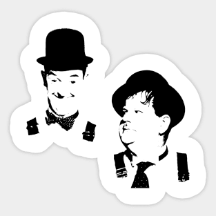 Stan Laurel & Oliver Hardy Sticker